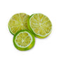 3 freeze-dried lime slices